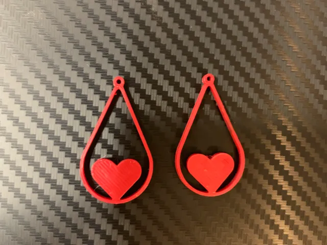 Heart earrings