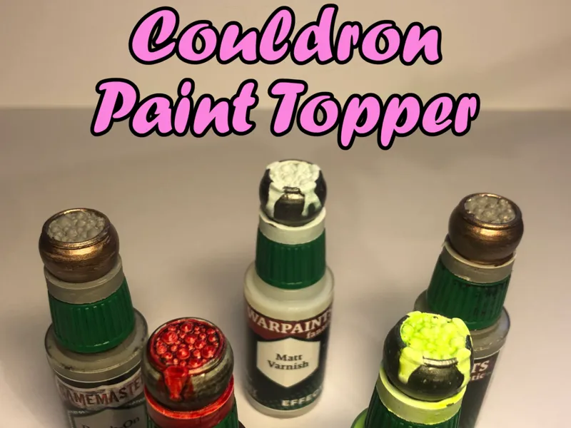 Couldron Bottle Cap Swatches for Army Painter