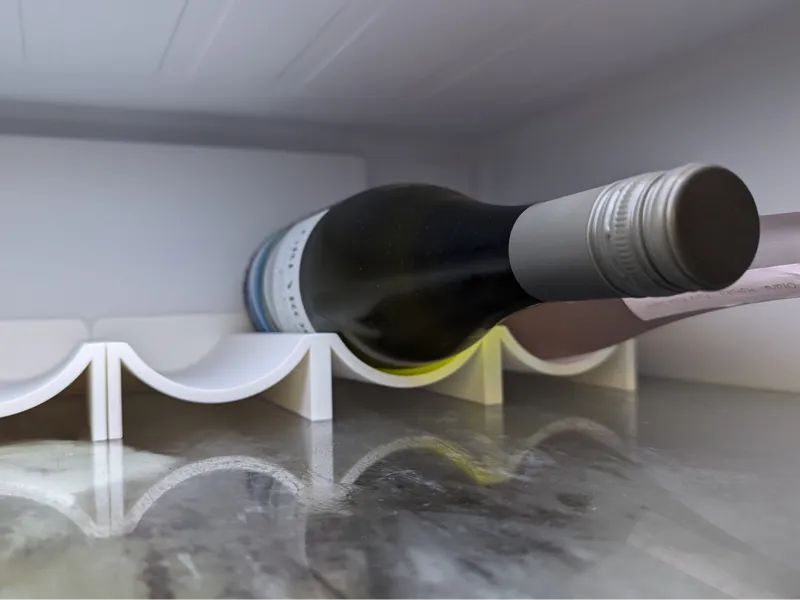 Wine rack for fridge - THREE
