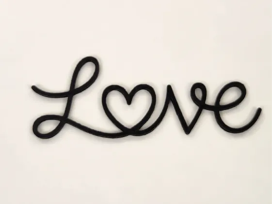 LOVE Schriftzug Deko Valentinstag & Wandkunst