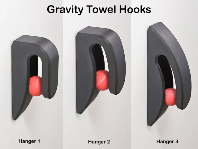Gravity Towel Hook set