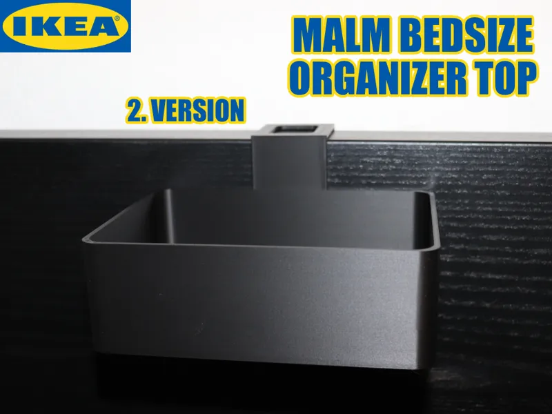 MALM Bed Hanging Storage – Slim & Minimal