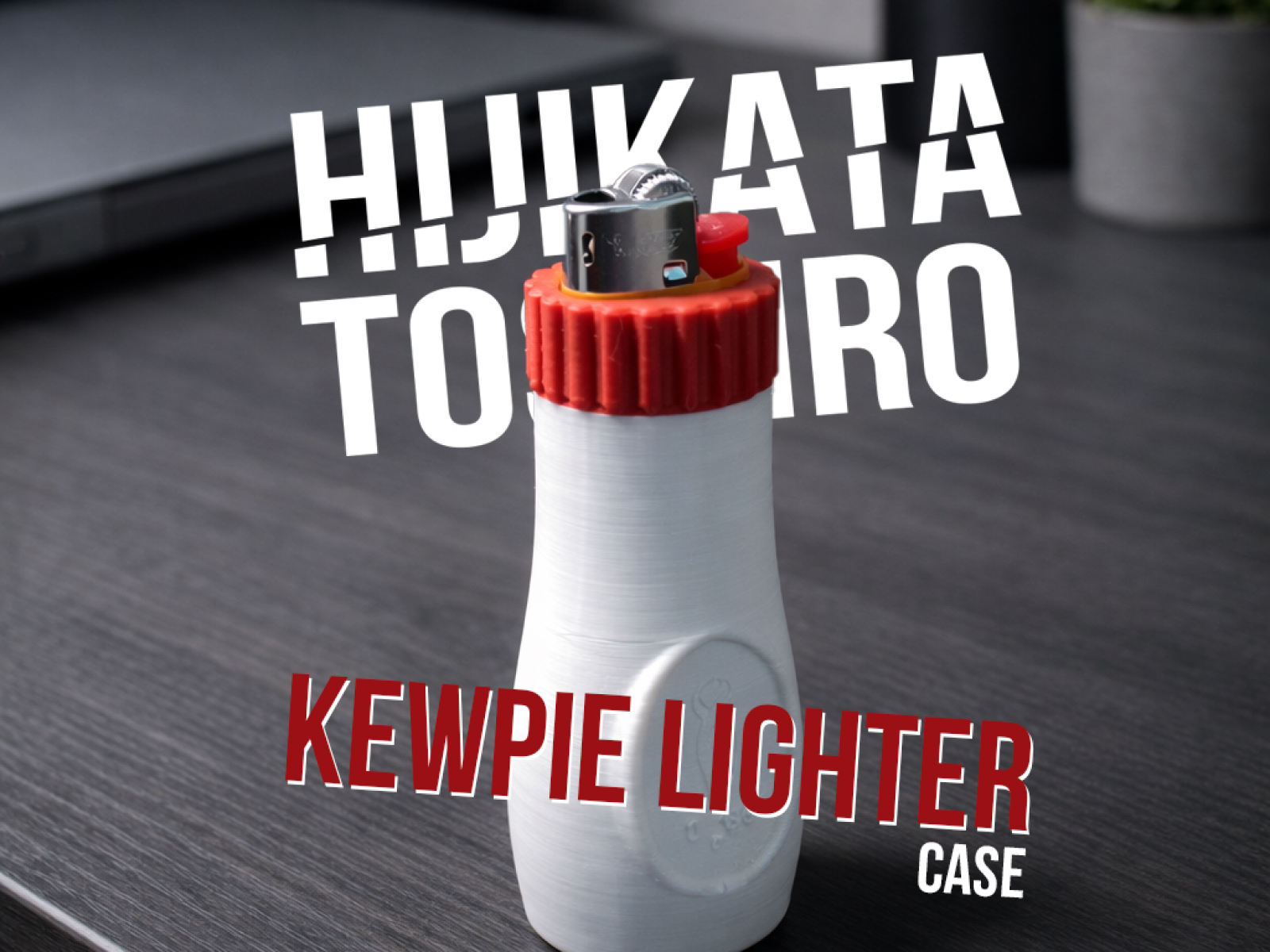 GINTAMA Hijikata Kewpie BIC Lighter Case