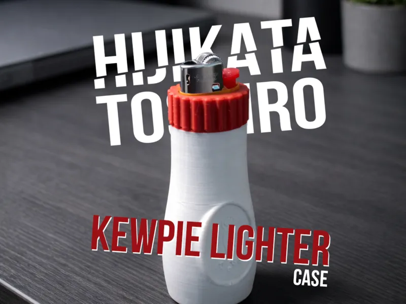 GINTAMA Hijikata Kewpie BIC Lighter Case