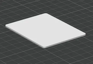 Blank label tiles