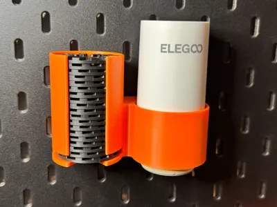 Holder for Elegoo Vacuum Pump + Spacer
