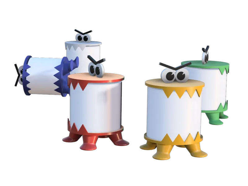 Halloween Monster Toilet Paper Towel Holder