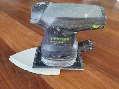 Festool RTS 400REQ interface for delta sanding pad