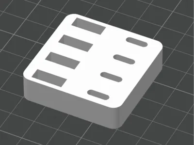 USB-A & USB-C Holder [Modified f. easier printing]