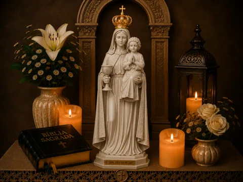 Modelo para impresión 3D: Nossa Senhora dos Remédios — referencia de MakerWorld
