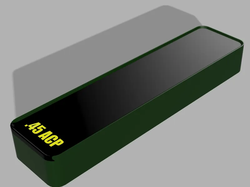 .45 ACP, 100 Round, Stackable, Compact Ammo Box