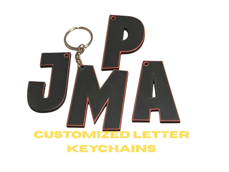 Letter Keychains