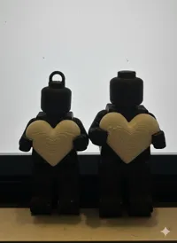 Bonhomme brique articulé — Saint-Valentin — photo 3