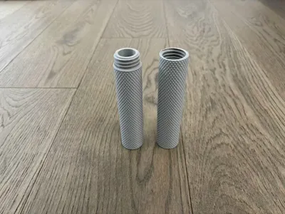 Knurled Threaded Tube