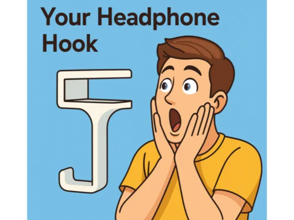 Headphone hook _ Gancio Cuffie