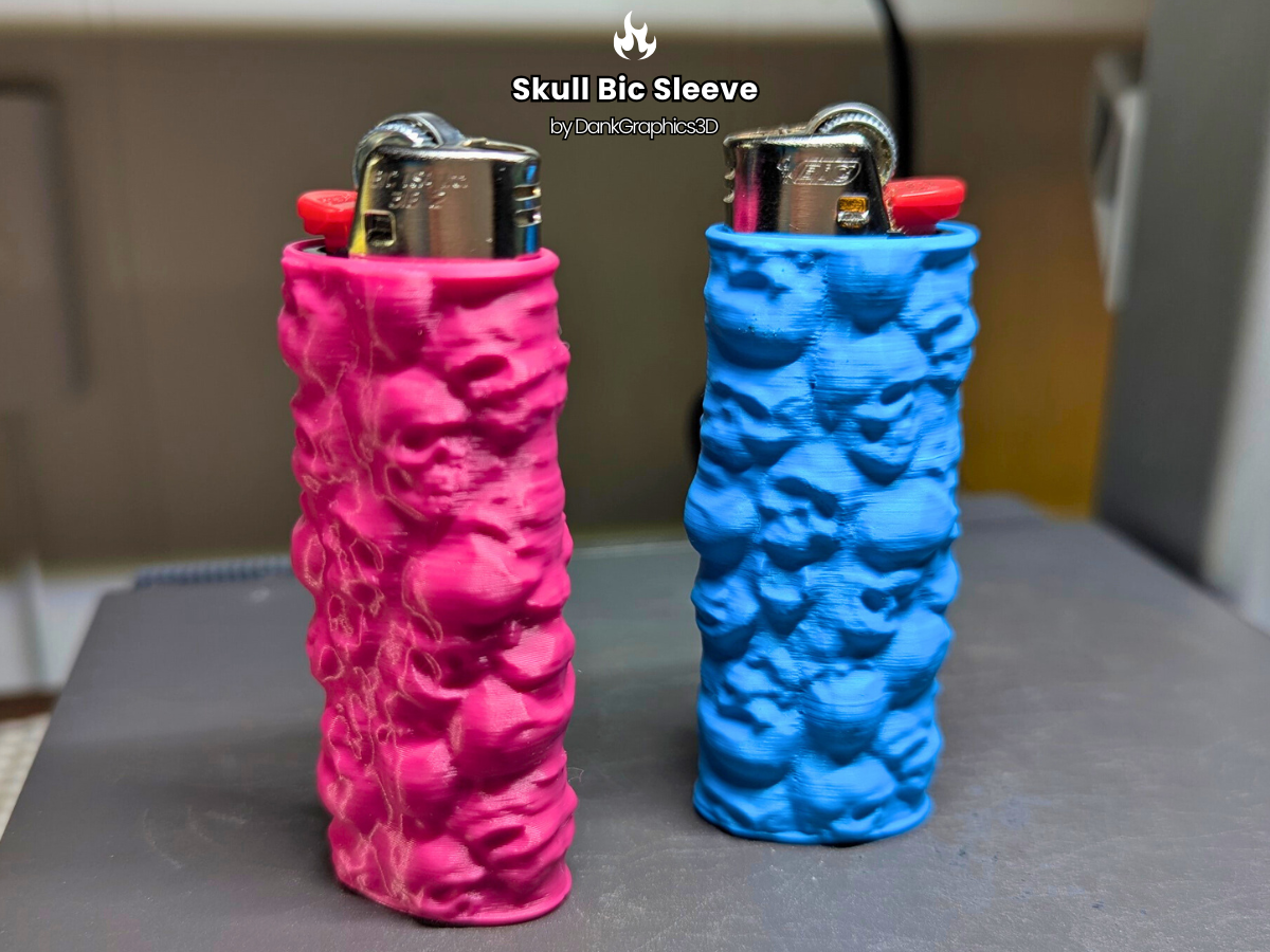Skull Graveyard Bic Sleeve