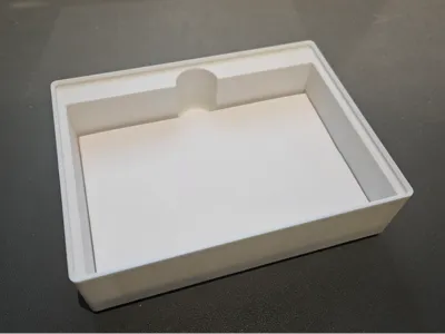 Notecard holder for Gridfinity (4"x6")