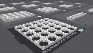 Gridfinity Skeleton Pressure-fit magnet Base