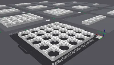Gridfinity Skeleton Pressure-fit magnet Base