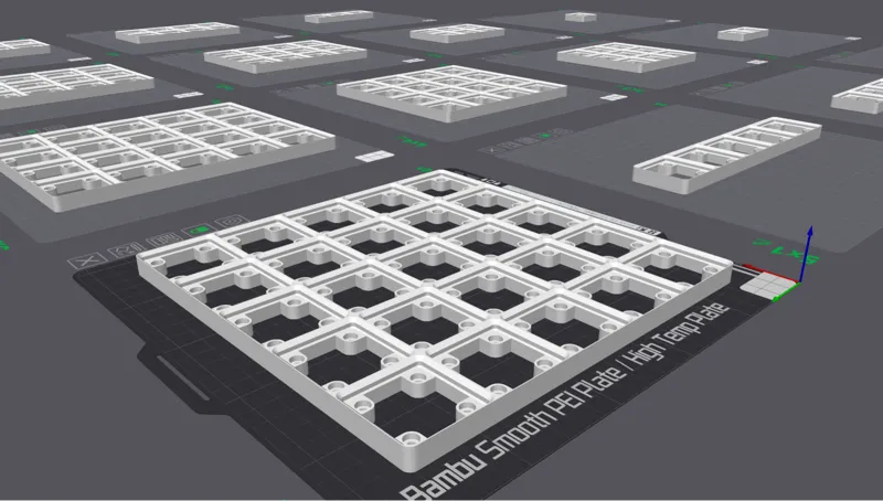 Gridfinity Skeleton Pressure-fit magnet Base