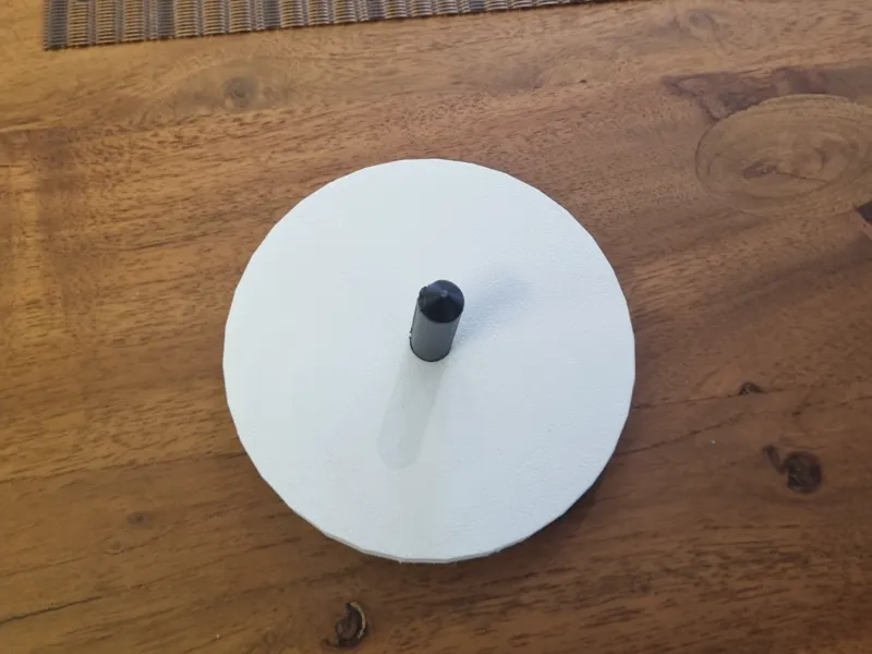 Customizable Spin Top with Press-Fit Dowel+Handle
