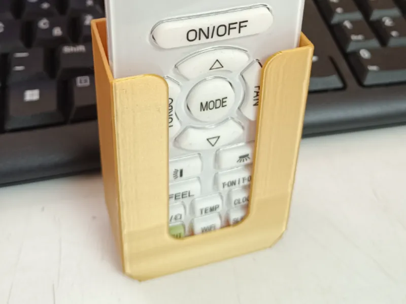 Air conditioner remote control holder