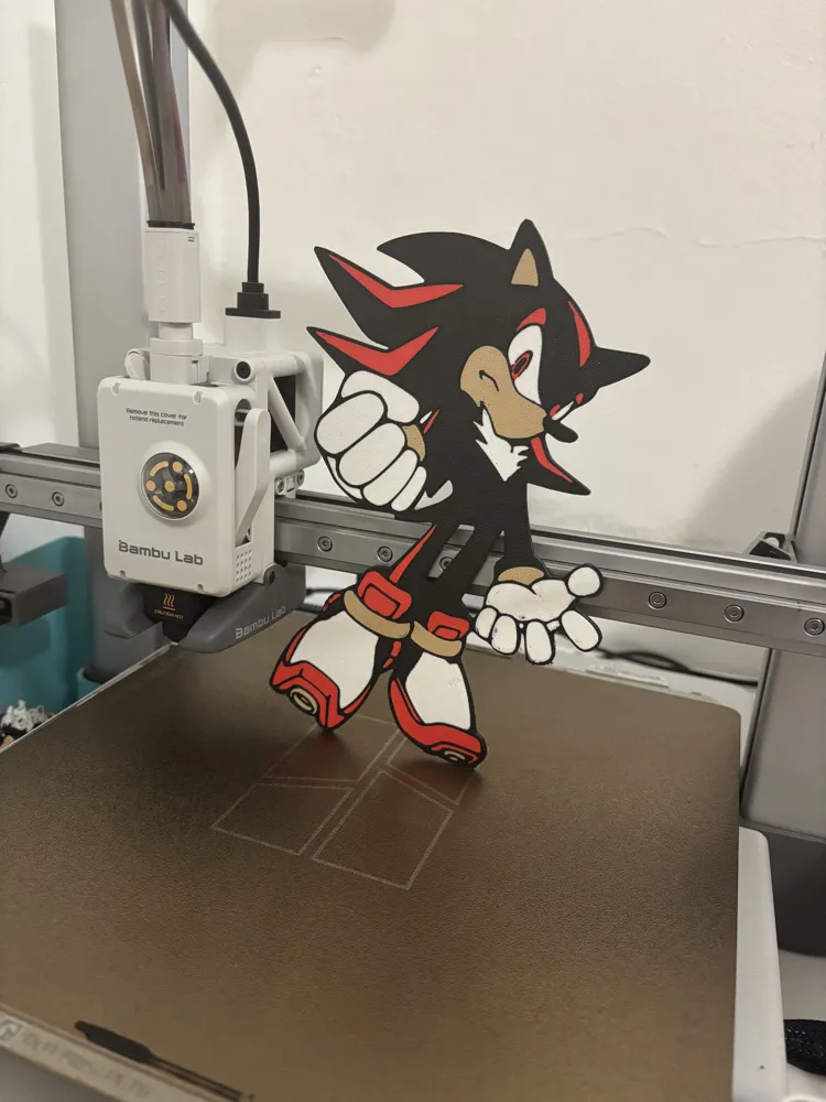 Shadow Sonic - Free 3D Print Model - MakerWorld