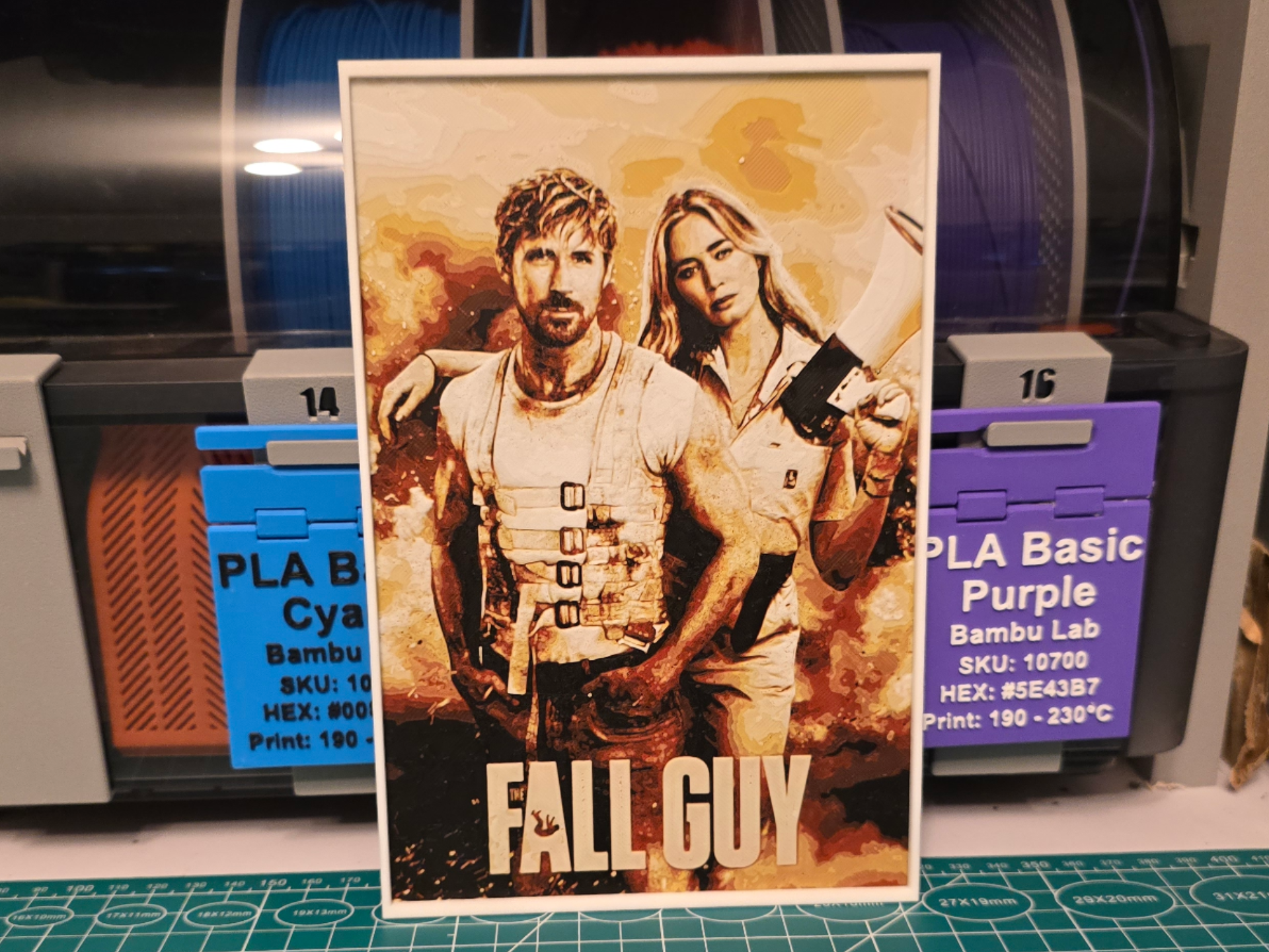 The Fall Guy Movie Poster - Hueforge Art
