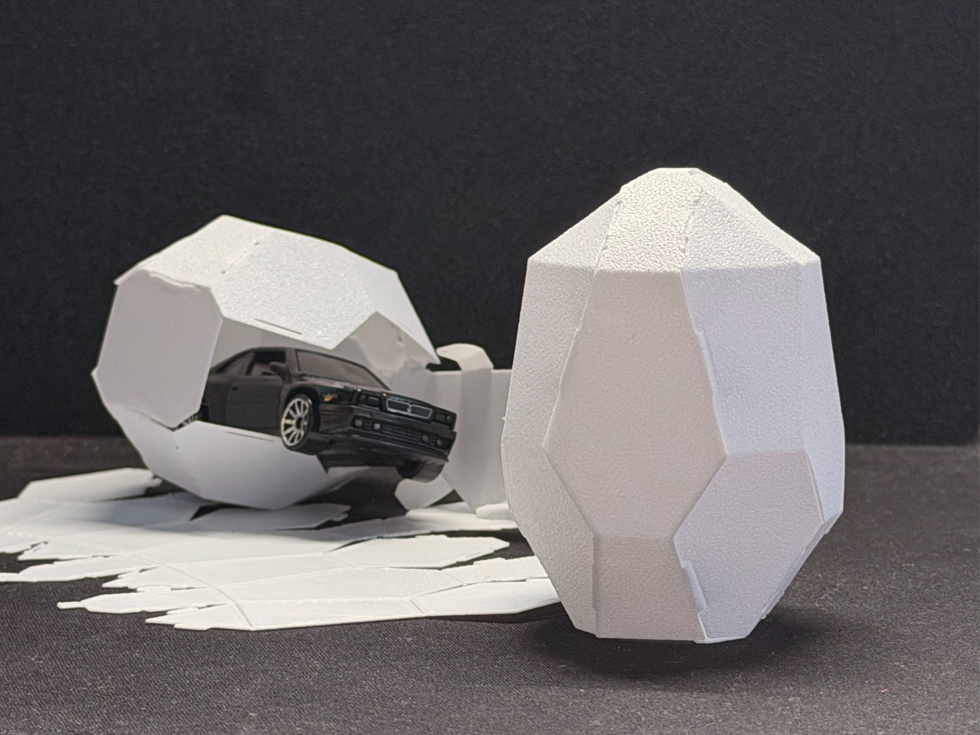 Origami Easter egg ultra-fast printing