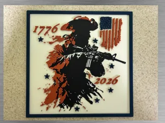 Americas 250th Anniversary -Distressed Soldier 