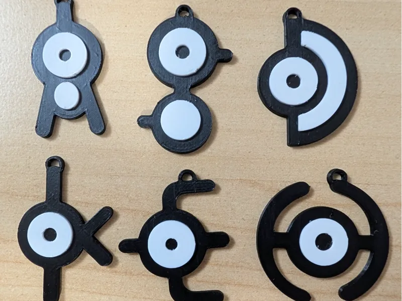 Unown Keychain