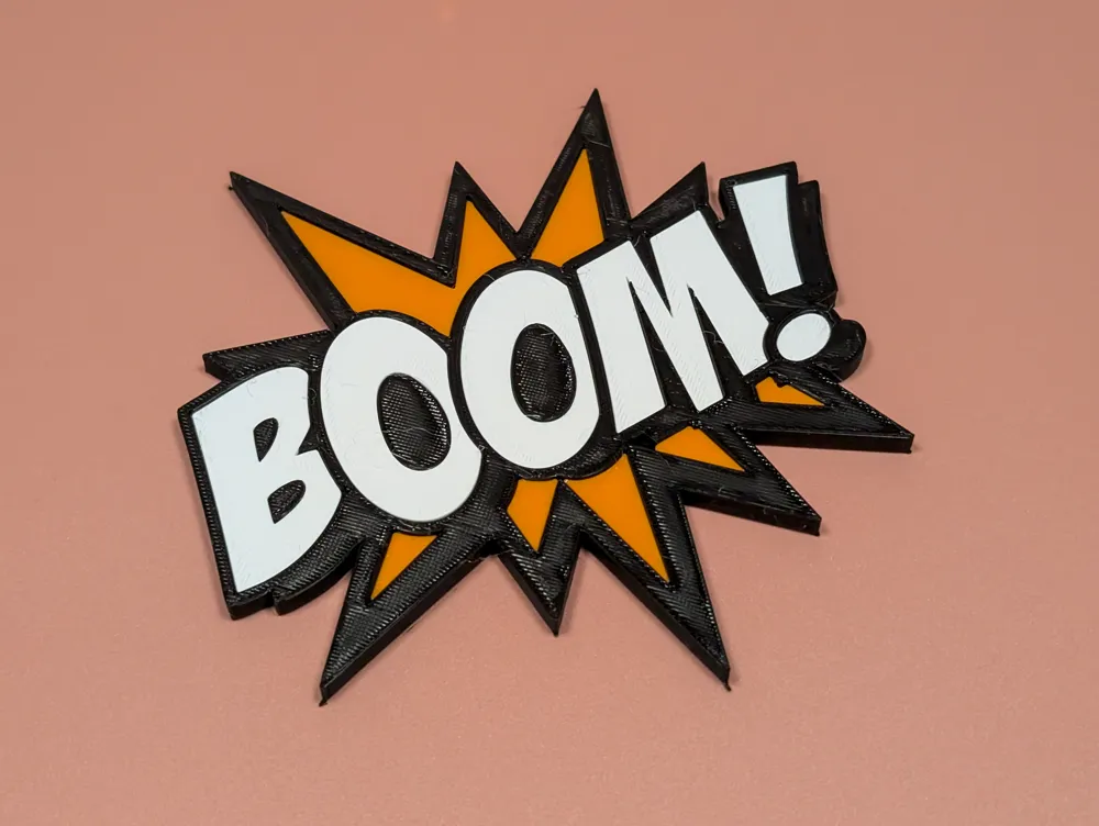 Comic Book BOOM Sign (AMS and NON AMS Versions) by ...