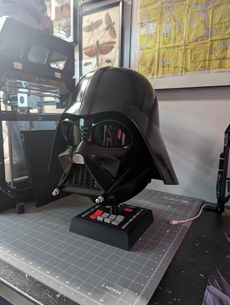 Helmet stand for Darth Vader