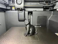 Figurine chat noir moderne — photo 2