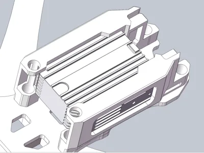 Mark5 DC Version Frame DJI Gen 1 FPV System Mount