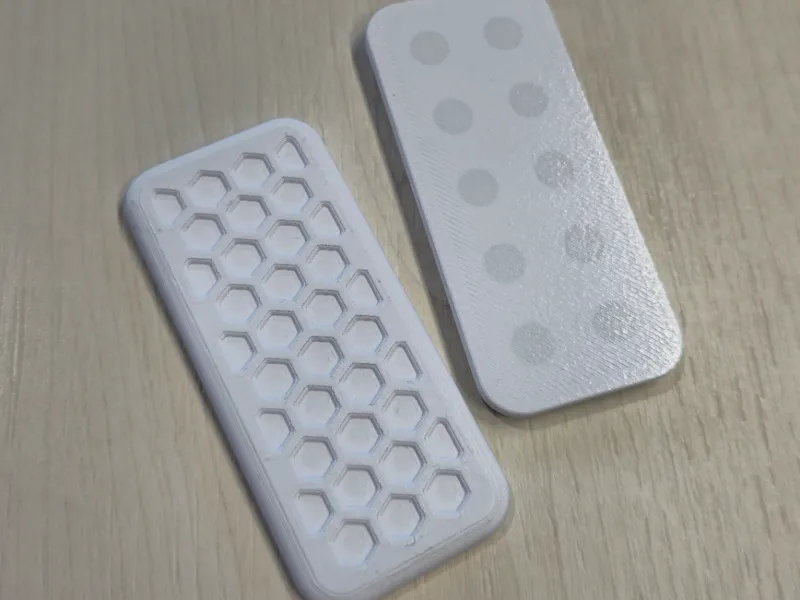 Fidget slider HEX magnet 1.6x8 2x8 3x8 3x10 gif