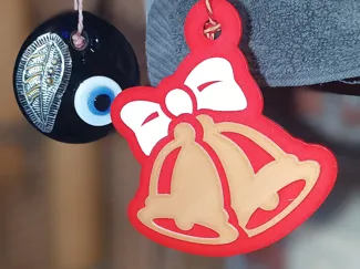 Christmas bell Ornament