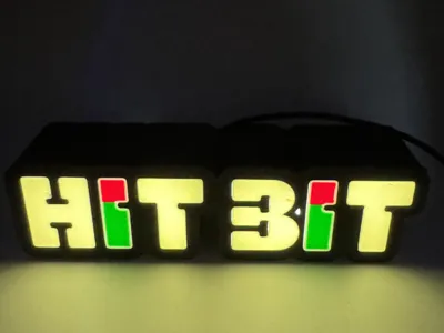 80s SONY Hit-Bit Logo Lamp