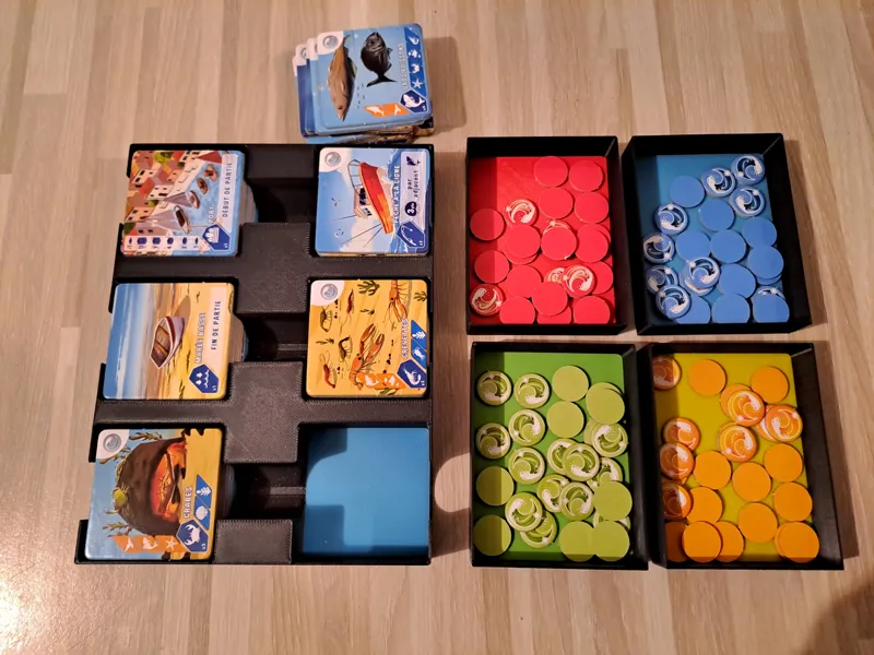 Storage box for SeaZones game