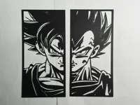 Silhouette Goku - Dragon Ball (déco murale) — photo 2
