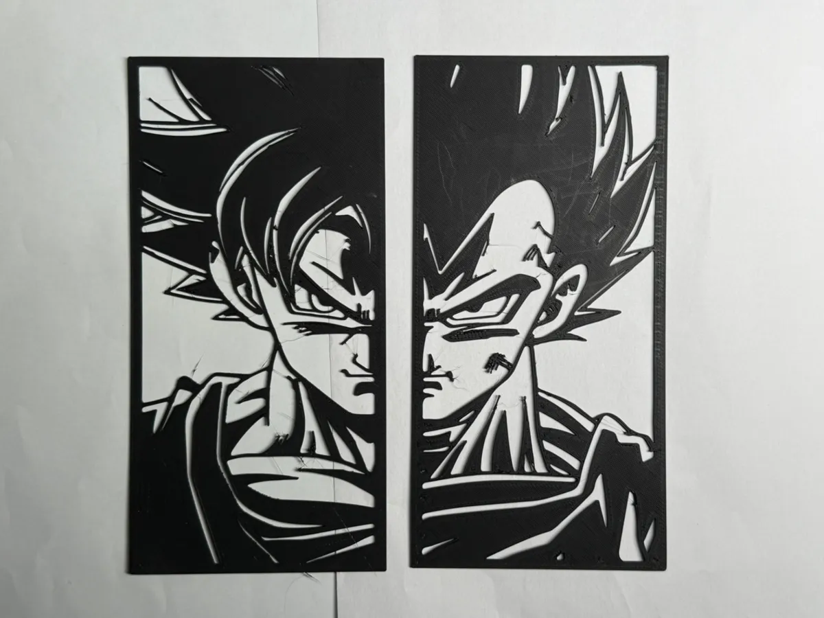 Silhouette Goku - Dragon Ball (déco murale)