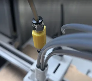Supportless PC4M10 PTFE Tube Connector