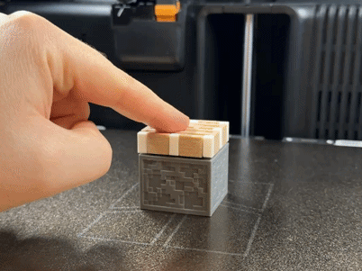 Minecraft Piston (fidget clicker)