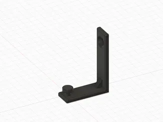 Upright Wall-Mount Power Strip Bracket
