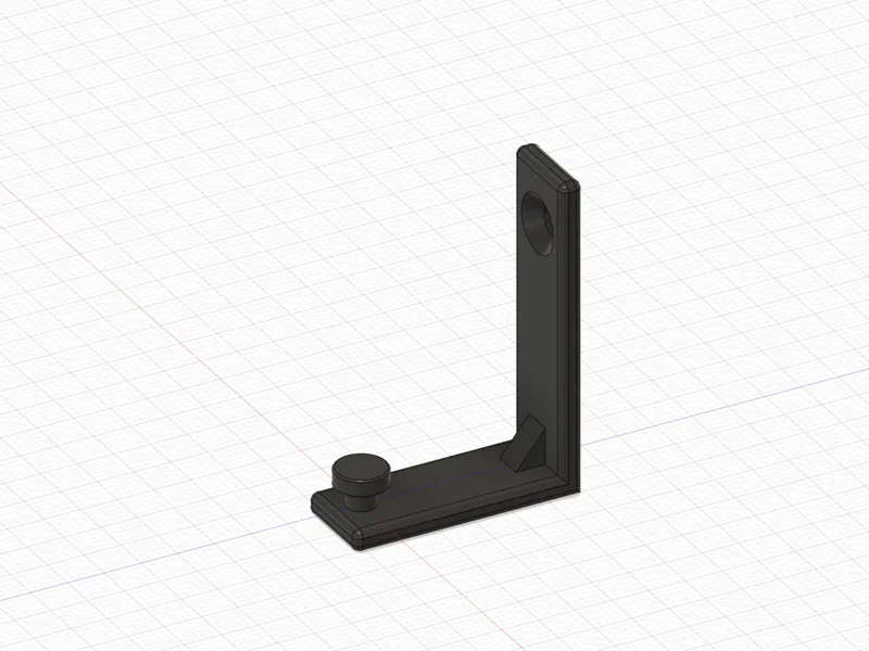 Upright Wall-Mount Power Strip Bracket