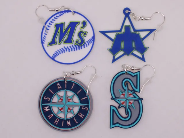 Seattle Mariner Earrings