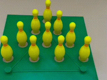 Mini Table Bowling Set view 3