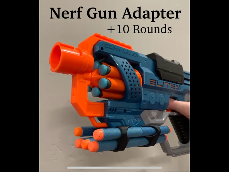 Nerf Gun Adapter +10 Rounds