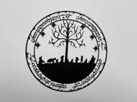 Silhouette Le Seigneur des Anneaux (décoration murale) — photo 3