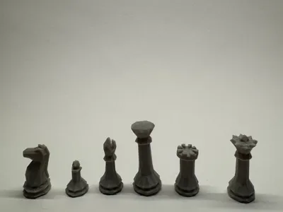 Low Poly Chess Figures